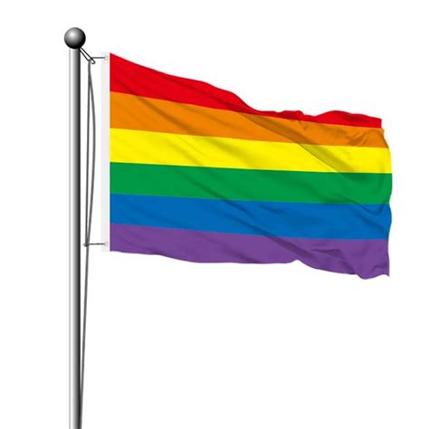 Wholesale Stock Progress 3x5ft Polyester Big Rainbow Lesbian Trans Lgbt Gay Pride Flag Buy