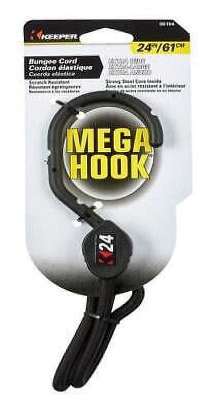 Pc Keeper Mega Hook Black Bungee Cord In L X In Pk