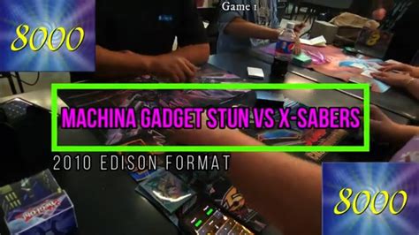 Edison Format X Sabers Vs Machina Gadget Stun YouTube