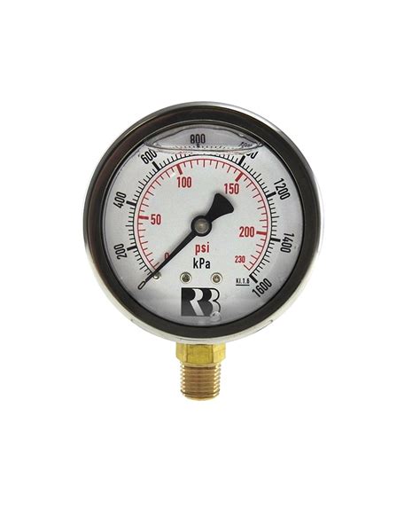 Pressure Gauge Entry L F 63mm 0 1600 KPa Allied Pumps