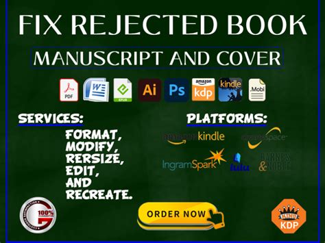 Fix Rejected Book By King Kdp On Dribbble