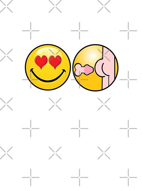 I Love Anal Emoji T Shirt By Partybitz Redbubble