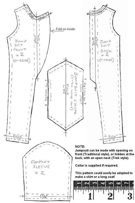 Customego Elvis Costume Jumpsuit Pattern Sewing Jumpsuit Pattern