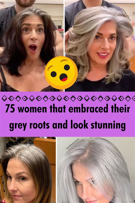 75 Women That Embraced Their Grey Roots And Look Stunning Artofit