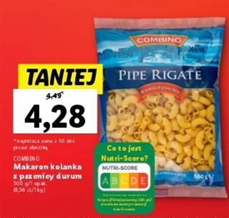 Promocja Makaron Kolanka Z Pszenicy Durum G W Lidl