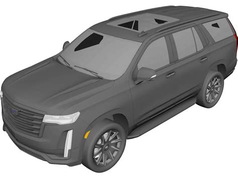 Cadillac Escalade 3d Model 2021 3dcadbrowser