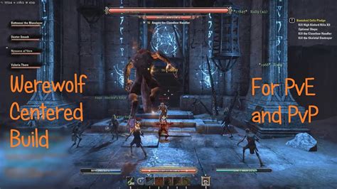 Eso Pve And Pvp Werewolf Centered Build Youtube