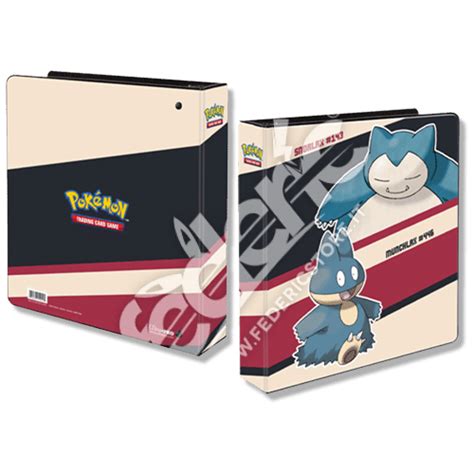 Album Ultra Pro X Pokemon Ad Anelli Snorlax E Munchlax Tasche