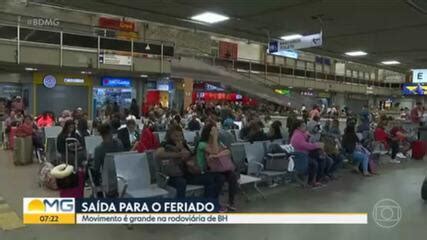 Vídeo Veja movimento na Rodoviária de BH na saída do feriado Bom Dia