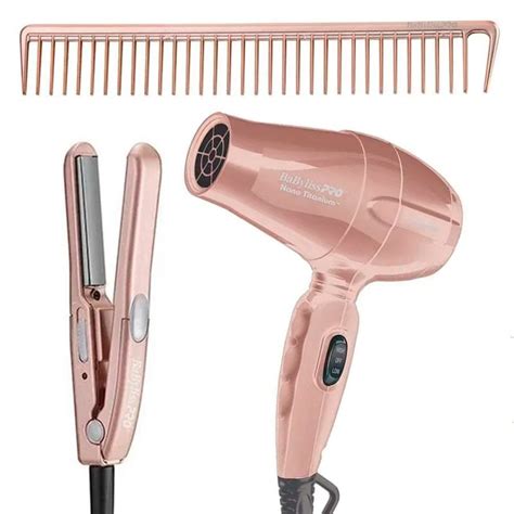 Kit Chapinha Secador E Babyliss - Kit BaByliss Pro Nano Titanium Rose Gold | Beleza na Web
