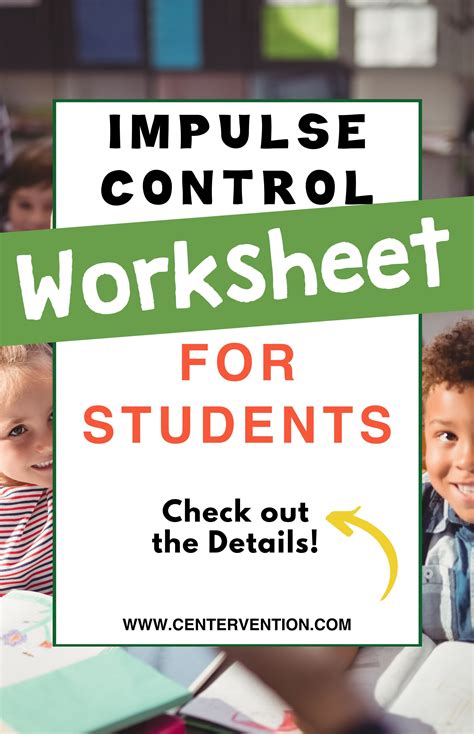 Free Printable Impulse Control Worksheets Printable Printable