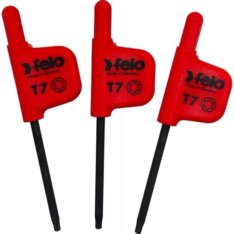 Флажковый ключ Felo TX7x33, упаковка 3 шт. 34810750 - выгодная цена ...