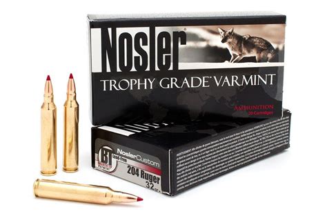 Shop Nosler 204 Ruger 32 Gr Trophy Grade Ballistic Tip Lead Free 20 Box