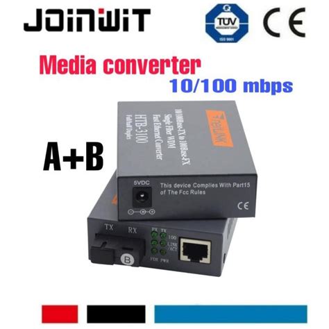 Jual Optical Media Converter Htb A B Fiber Rj Netlink Pasang