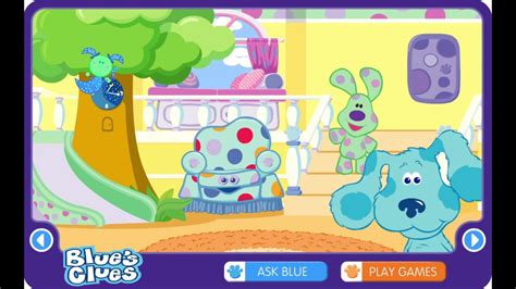 Blues Clues Blues Room Old Flash Games Youtube