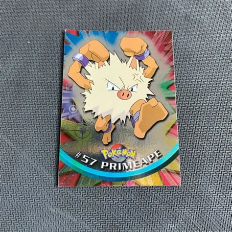 PRIMEAPE HOLO FOIL CARTA POKEMON TOPPS SERIES Buone Condizioni EX EUR