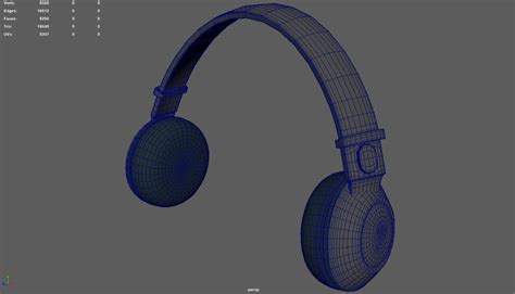 Low Poly Headphones D Model By Viperjr D