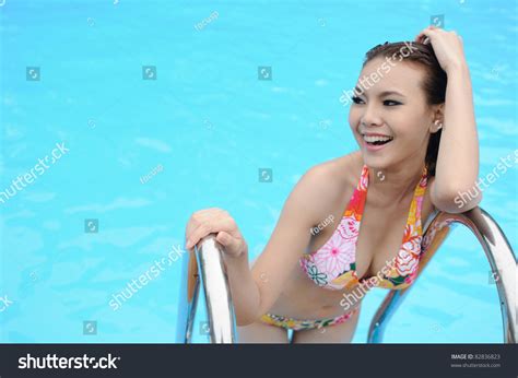 Sexy Bikini Model On Beach Sa Stock Photo 82836823 Shutterstock