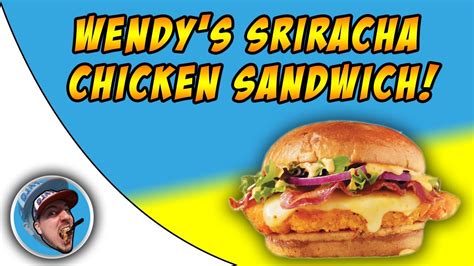 Wendy S Sriracha Chicken Sandwich Combo Food Review Youtube