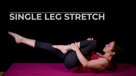 Pilates Single Leg Stretch Youtube