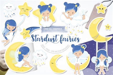 Stardust Fairies Graphic By Prettygrafik · Creative Fabrica