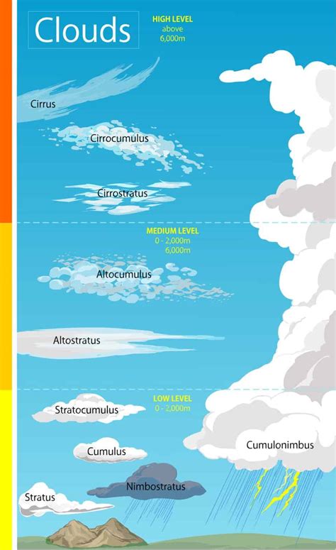 Types of Clouds: Discover the 4 Main Cloud Groups - A-Z Animals