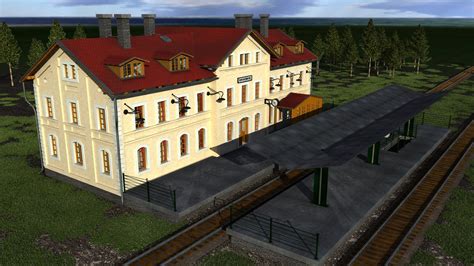 3D model railway station building - TurboSquid 1627040