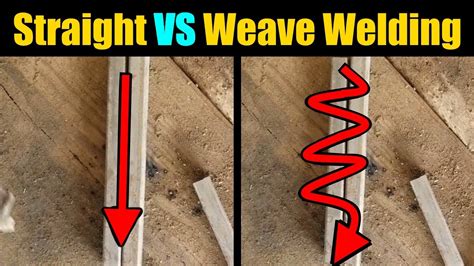 Welding Straight VS Weaving Or Wave Flux Core Welding For Beginners