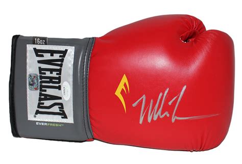 Mike Tyson Autographed Signed Everlast Red Right Hand Boxing Glove Jsa