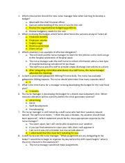 Leadership Exam Pdf Which Initial Action Should The New Nurse