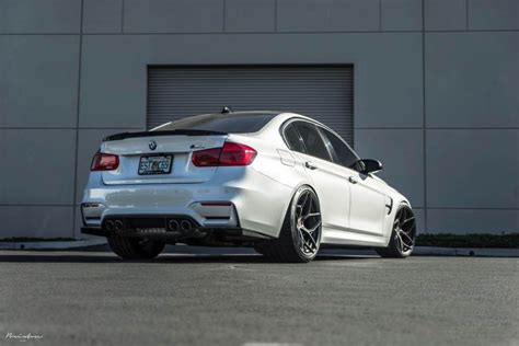 BMW M3 F80 White Brixton Forged PF5 Duo Wheel Front