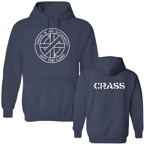 Crass No Authority Tdouble Sided Hoodies Sold By Diephoho Deho Sku