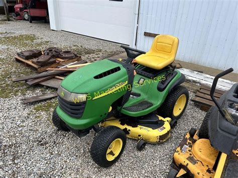 John Deere L120 48 Lawn Mower Live And Online Auctions On