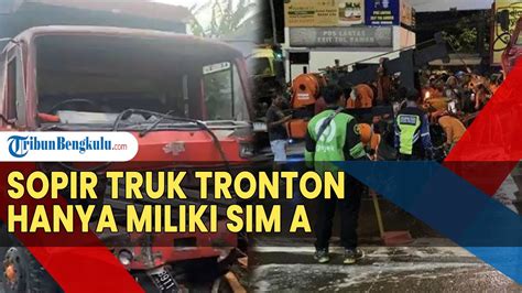 Sopir Truk Tronton Yang Terlibat Kecelakaan Maut Di Exit Tol Bawen