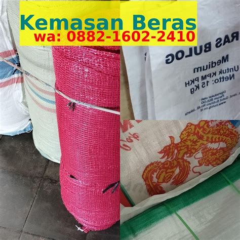 Contoh Label Beras O O O Wa Pabrik Kemasan Beras Diskon