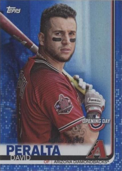 2019 Topps Opening Day Blue Foil 92 David Peralta For Sale Online EBay