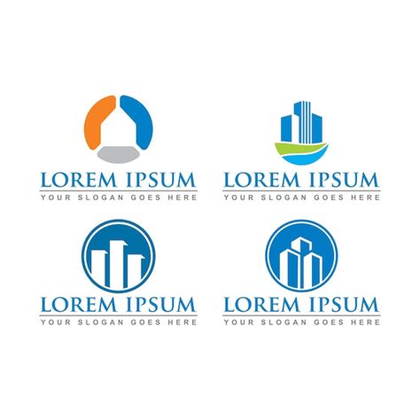 Logo Interior Logo Inmobiliario Vector Premium