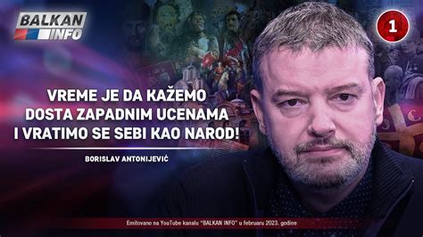 INTERVJU Borislav Antonijević Vreme je da kažemo dosta i vratimo se