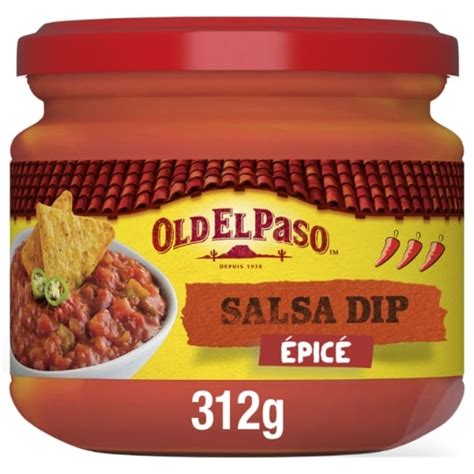 Sauce Apéritif Salsa Dip Épicée Old El Paso Le Pot De 312g à Prix Carrefour