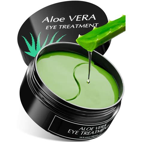 Aloe Vera Eye Mask Reduce Puffy Eyes Under Eye Bags Lightens Dark