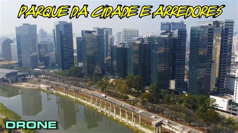 Drone Na Marginal Pinheiros Edif Cios Do Parque Da Cidade Obras Do