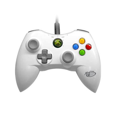 White Mad Catz Xbox360wiredcontroller