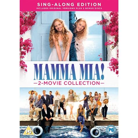 Mamma Mia 2 Movie Collection Sing Along Edition DVD 2 Bonus Discs