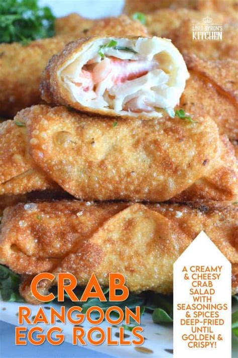 Crab Rangoon Egg Rolls Lord Byrons Kitchen