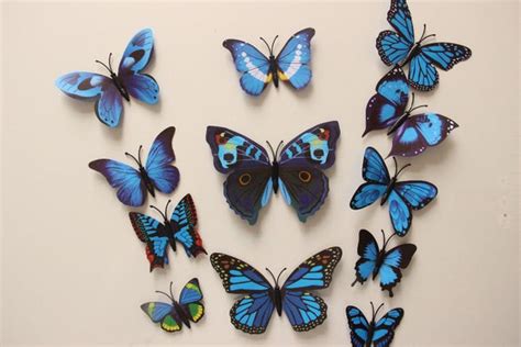 Butterfly 3D Wall Stickers - 12 Pieces – Sugar & Cotton