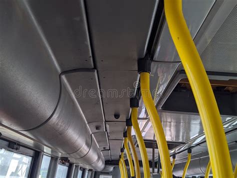 Interior and Details of Old Bus Close Up Photo. Stock Photo - Image of ...