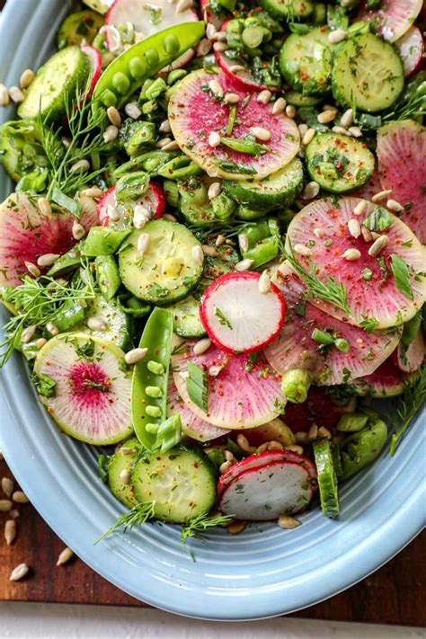 Cucumber Radish Salad Recipe Bonappeteach