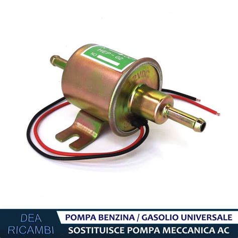 Pompa Elettrica Carburante Benzina Auto a Carburatore sostituisce pompa AC 4005