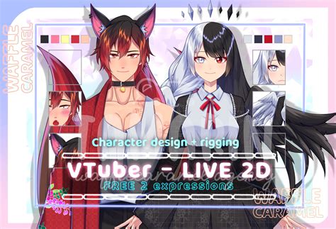 Sale Live D Vtuber Commercial Use Live D Model Premade Vtuber