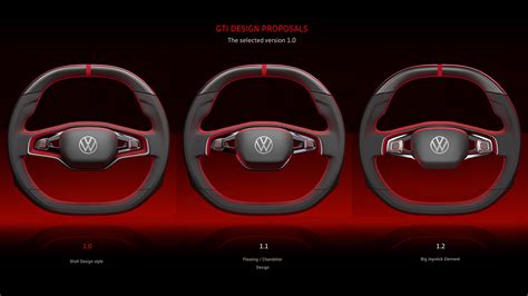 GOLF GTI STEERING WHEEL :: Behance